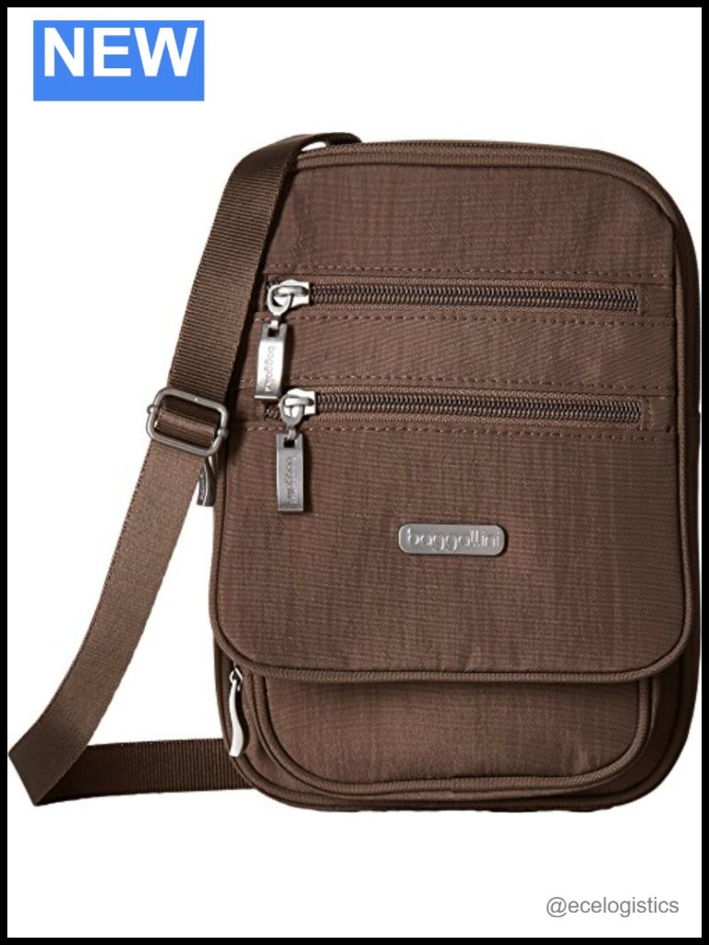 Lightweight Machine Washable RFID Crossbody Travel Handbag with Adjustable Strap